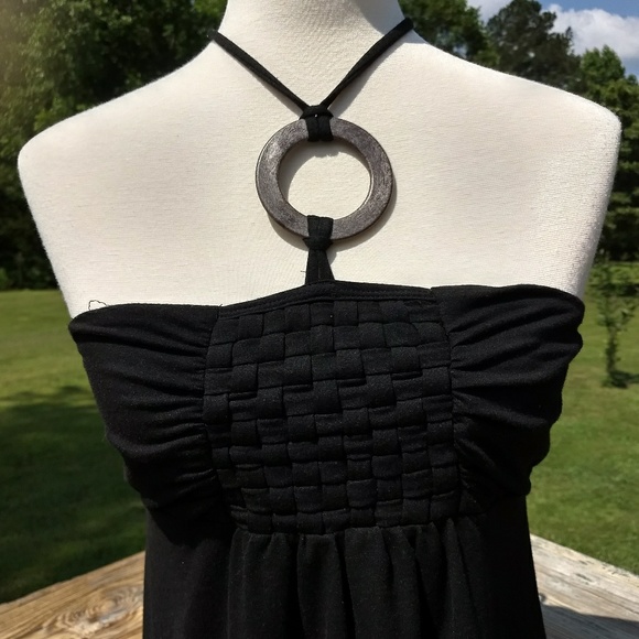 A. Byer black weave top shirt sz large *F - Picture 3 of 4